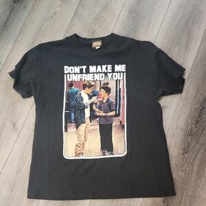 Ripple Junction Black Short Sleeve Tee with Vintage Graphic